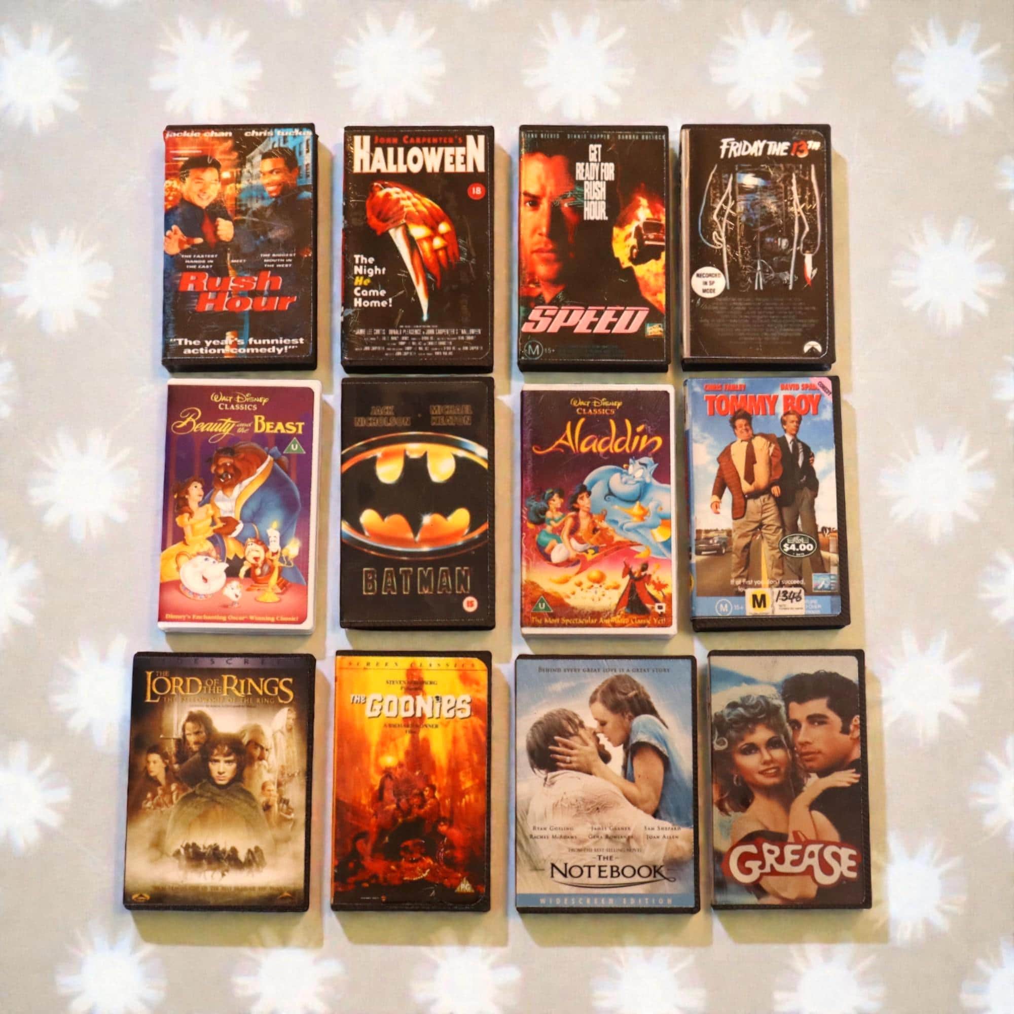 Magnetic Frigorifero Con Poster Di Film B Cult - Set Da 8 Magneti Vintage Anni '50 E '60 - Regalo Cinematografico