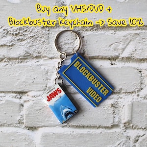 VHS & DVD Movie Keychain | Choose Your Favorite Film or Custom ...
