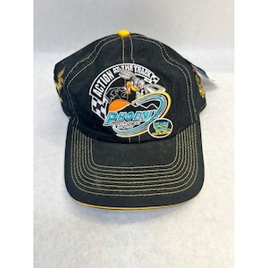 Vintage Looney Tunes Phoenix International Raceway 2003 Hat Bugs Bunny Taz Black