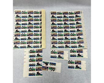 Vintage 1980 USA Olympics 15c Postage Stamps Full Sheets and Blocks Collection
