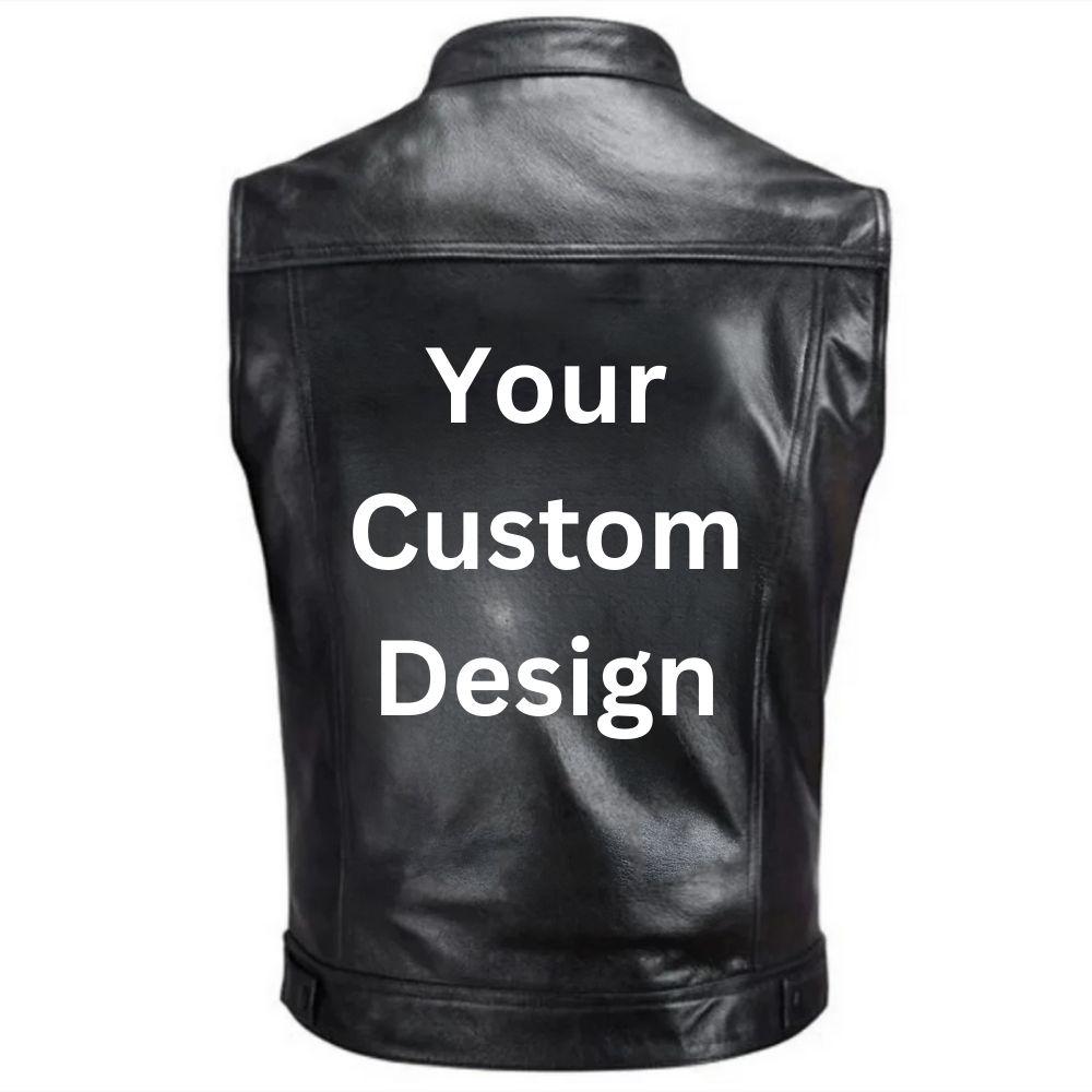 Motorcycle Jacket Leather Vest Extenders Biker Vest Accessories Top