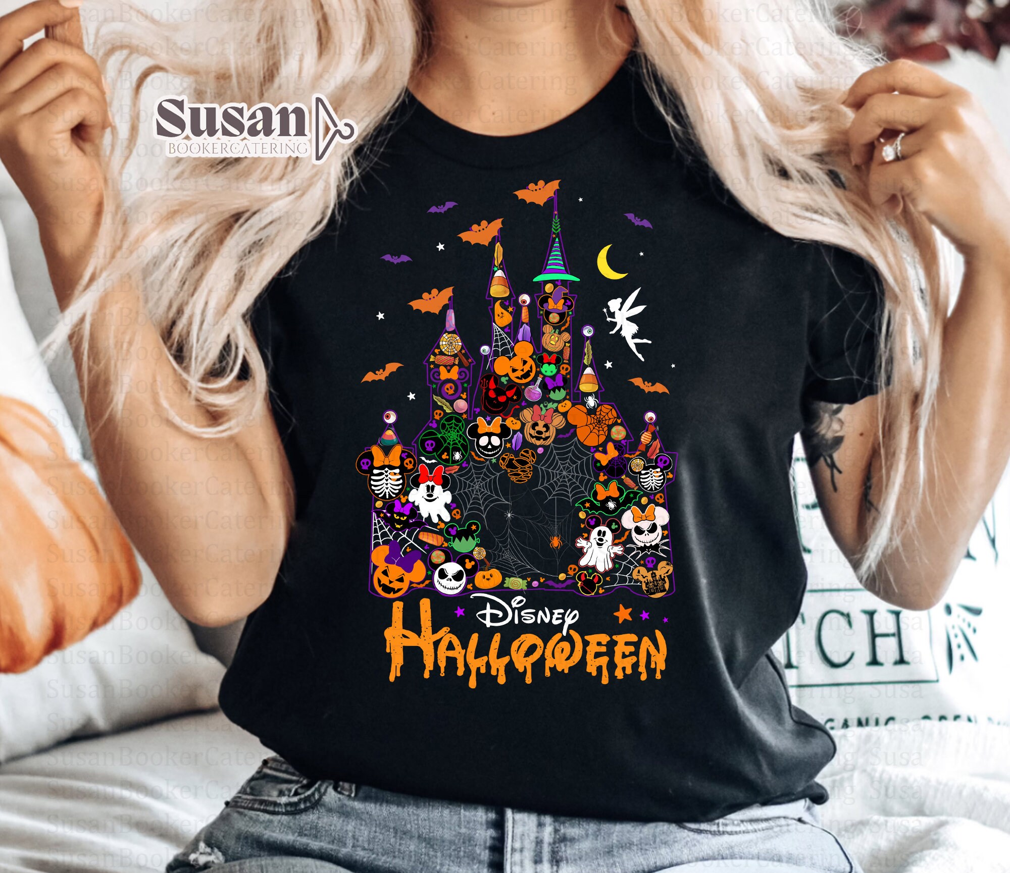 Disney castle Halloween shirt, Mickey Halloween shirt, Disney world Halloween shirt