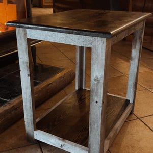 Rustic Farmhouse End Tables
