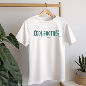 Personalized Cool Brother T-shirt, Custom Sibling Tee, Gift for Him, Hipster Brother Shirt, Family Reunion Apparel