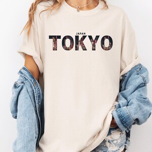 Tokyo Graphic Tee - Unisex Garment-Dyed T-shirt, Japan Lover Gift, Vacation Shirt, Tokyo Travel tee, Tokyo Tee, Travel Lover Shirt, Gift for