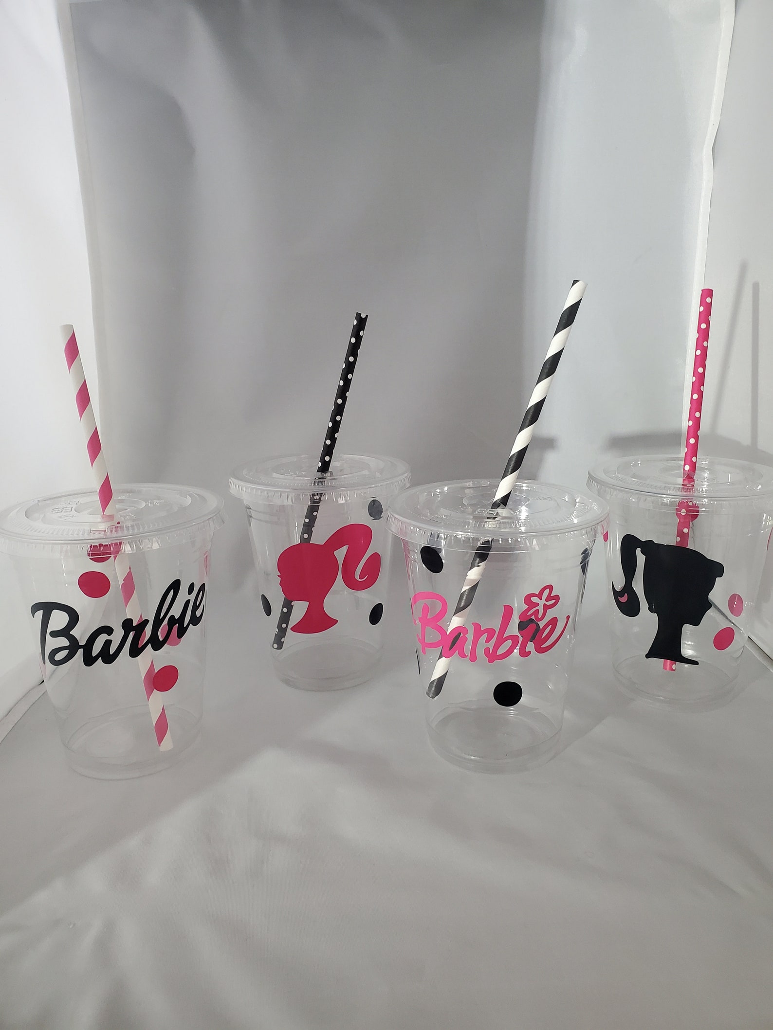 Barbie Theme Plastic Favor Cup Etsy