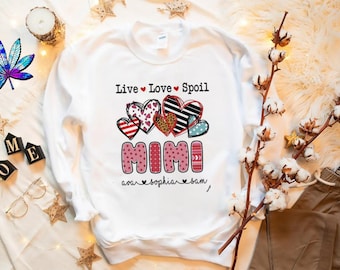 Live Love Spoil Mommy Sunflower Sweater