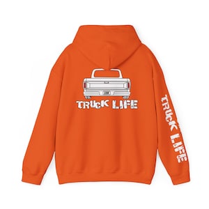 80&#39;s Ford Truck OBS &quot;Truck Life&quot; Hoodie Sweatshirt