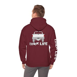 90&#39;s Ford Lifted Truck OBS &quot;Truck Life&quot; Hoodie Sweatshirt