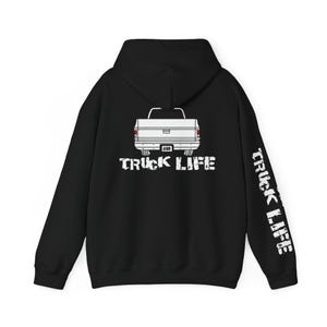 80&#39;s Chevy Truck OBS &quot;Truck Life&quot; Hoodie Sweatshirt