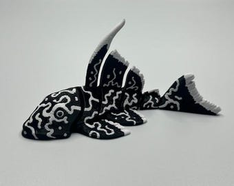 3D Printed Pleco Fidget Toy for Fish Enthusiasts