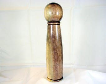 Pepper Mill Grinder Wood handcrafted Black Walnut CrushGrind
