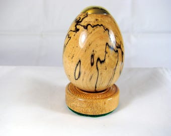 Kaleidoscope Spalted Maple Wood with Free custom Base