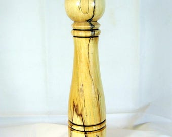 Pepper Mill Grinder Spalted Maple Wood and CrushGrind