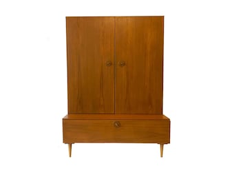 Vintage Modern Teak Armoire