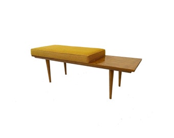 Custom Mid Century Bench In Teak