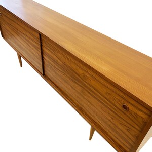 Mid Century Modern Credenza In Teak image 4