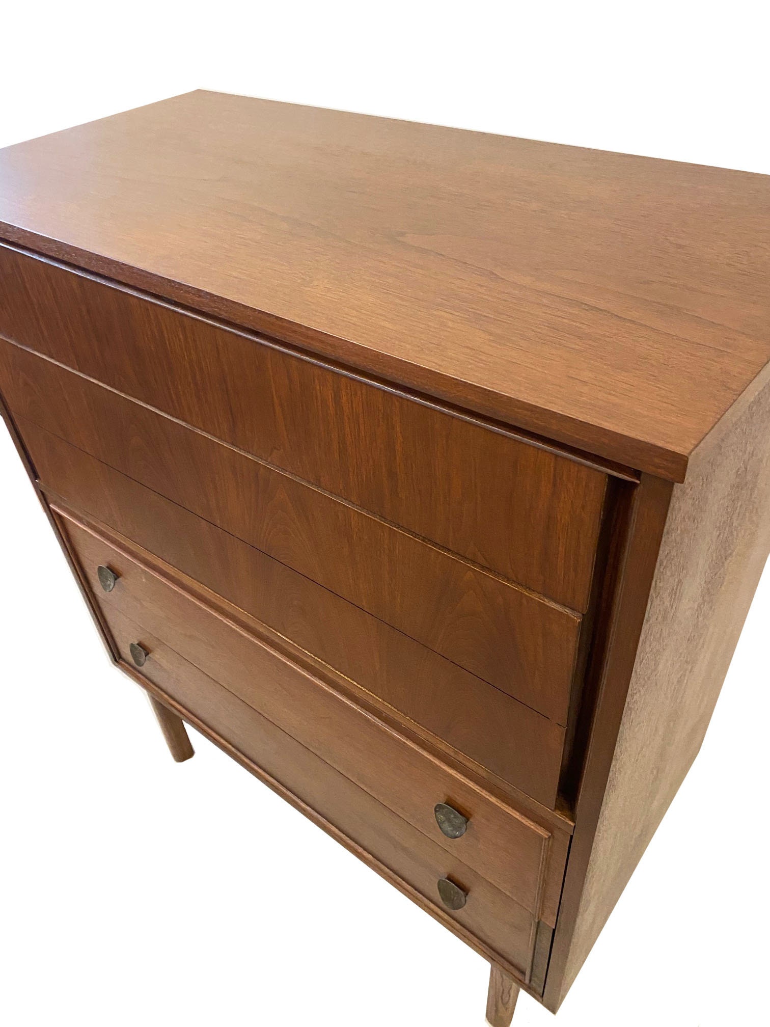 Vintage MCM Dresser In Wood Etsy