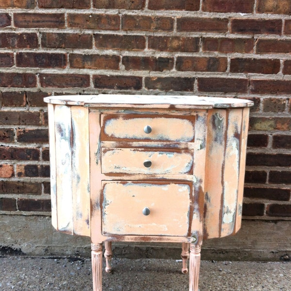 Antique Distressed Storage Chest - RESERVED