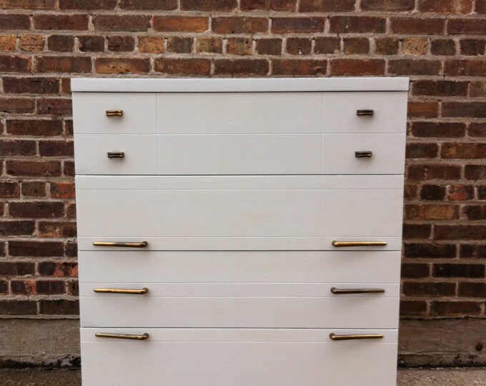 Awesome Mid Century White Dresser Etsy