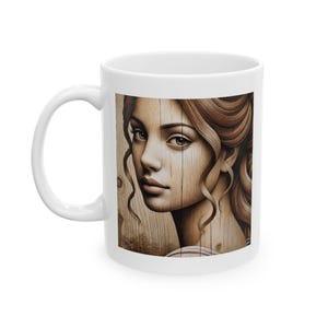 Artistic Portrait Ceramic Mug
