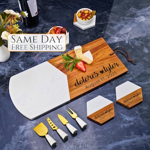 Charcuterie Board Personalized, Wedding Gift for the Couple, Anniversary Gift, Bridal Shower Gift Housewarming Gift, Engagement Gift for Her