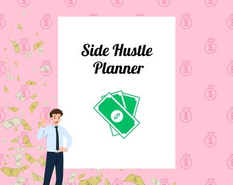 Side Hustle Business Planner Printable PDF Planner