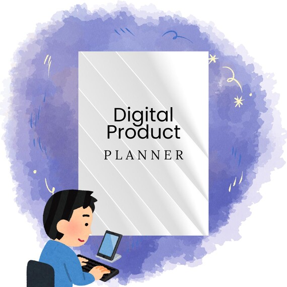 Digital product planner - PDF printable planner