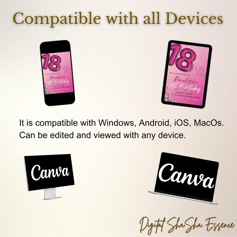 Editable Invite