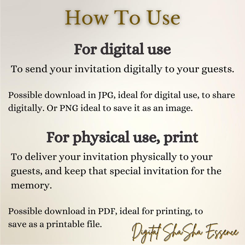 Party Invitation
Editable Template