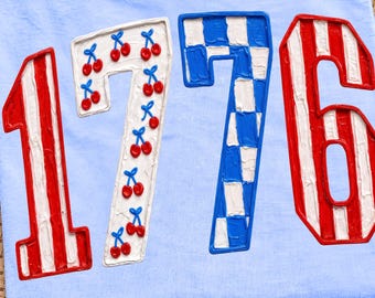 1776 PNG, Patriotic Numbers Sublimation Design, Fourth of July Shirt Graphic, Independence Day Digital Download