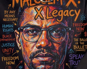 Malcolm X Legacy PNG, Black Empowerment PNG, Human Rights Freedom PNG, Justice Unity PNG, Inspiring Black History Month PNG