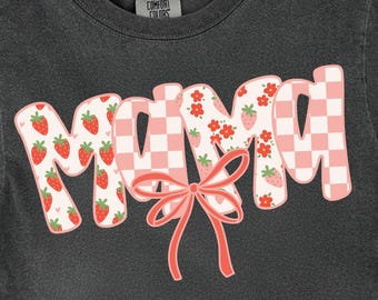 Retro Mama PNG,Strawberry Berry,First Summer,Varsity Popular Aesthetic,Trendy Mom,Spring png,Retro Butterfly,Boho Floral,Floral png
