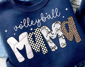 Volleyball Mom PNG, Sports Mom Shirt Design, Volleyball Mama Graphic, Game Day Sweatshirt PNG, Volleyball Fan PNG