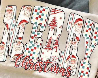 Vintage Santa Heads PNG, Retro Christmas Sublimation, Cute Santa Faces PNG Download, Holiday Cheer T-Shirt Design, Funny Santa Clipart