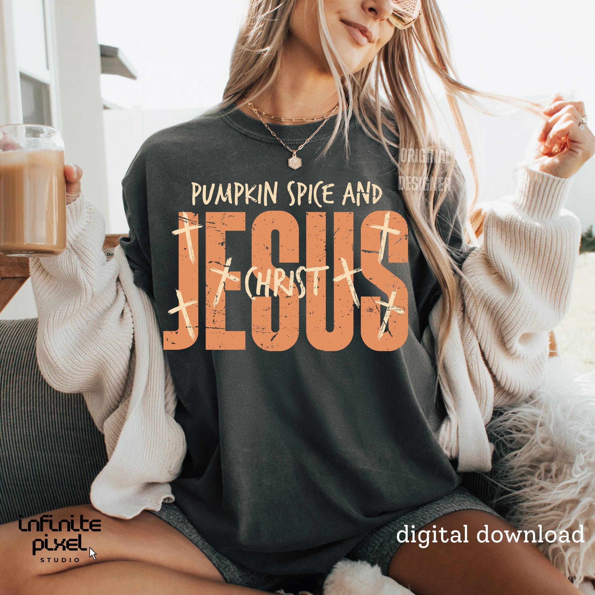 Fall Christian PNG SVG Bundle, Jesus Bible Verse Sublimation, Pumpkin ...