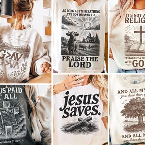 Boho Elegant Christian Png Bundle, Bible Verse svg, Scripture png, Sleeve Shirt Design Png, God Jesus Png, Psalm Png, Love Faith Png