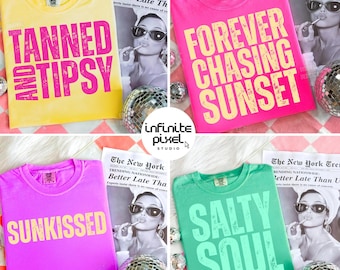 Sunshine Png Beach Life Bundle PNG Summer PNG Neon Trendy Summer Shirt Design Distressed Beach PNG Lake Pool River Png Sun