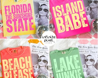 Sonnenschein Png Beach Life Bundle PNG Sommer PNG Neon Trendy Sommer Shirt Design Beunruhigt Strand PNG See Pool Fluss Png Sonne