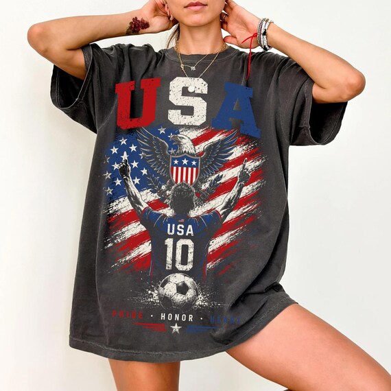 USA Soccer PNG, USA World Cup 2026 Shirt Design, Patriotic Soccer Fan Graphic, American Football Sublimation Digital Download