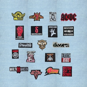 Rockabilly Patch - Heavy Metal Aufnäher zum Aufbügeln