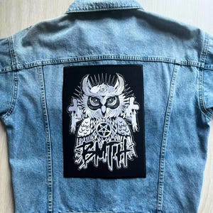 Bring Me the Horizon Embroidered Back Patch Sew On Iron On BMTH Biker Vest Jacket