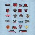 Rock music Patch Sew On / Iron On Embroidered Badge for Jacket, Bag, or Vest product logo