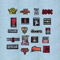 Rock Embroidered Patch – Heavy Metal Iron On or Sew On Badge product logo
