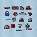 Rock music Patch Sew On / Iron On Embroidered Badge for Jacket, Bag, or Vest product logo