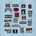 Embroidered Rock Music Badge | Iron Apply or Sew Apply Emblem for Jackets, Bags & Vests product logo