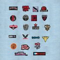 Rock music Patch Sew On / Iron On Embroidered Badge for Jacket, Bag, or Vest product logo