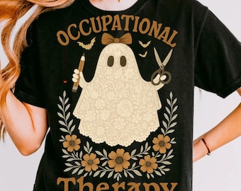 Halloween Occupational Therapy PNG SVG – Cute OT Halloween Shirt Design, Occupational Therapist Sublimation, Spooky Ot Digital Download