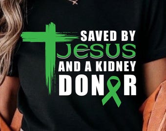 Gered door Jezus en een nierdonor, png PNGEgg | Niertransplantatie, png PNGEgg | Cadeau orgaantransplantatie christelijk geloof | Religieus sublimatieontwerp