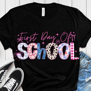 Coquette First Day Of School Png, Back To School Png, Teacher PNG, Preppy Back To School Png, School Png, First Day Of School Shirt Png